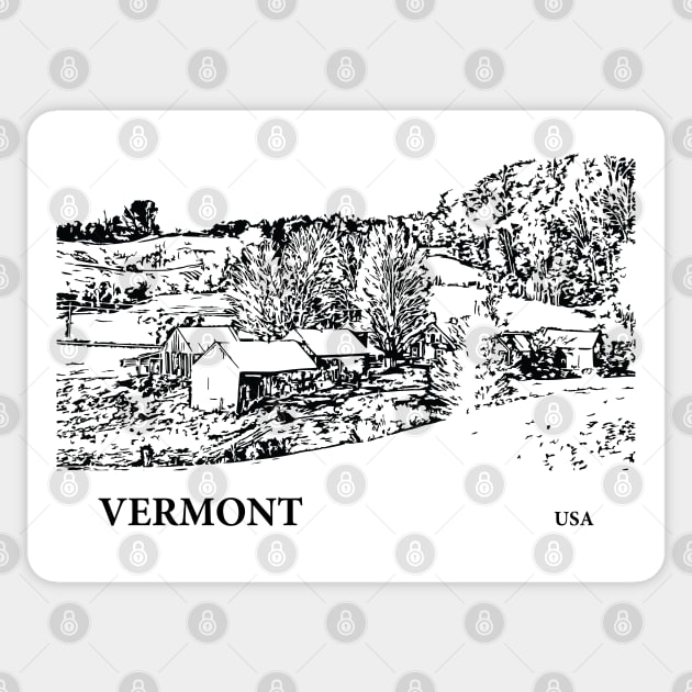 Vermont USA Sticker by Lakeric